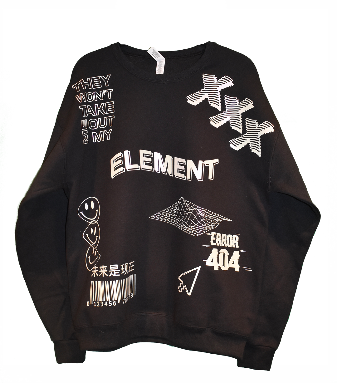 BLACK ELEMENT CREWNECK SWEATSHIRT
