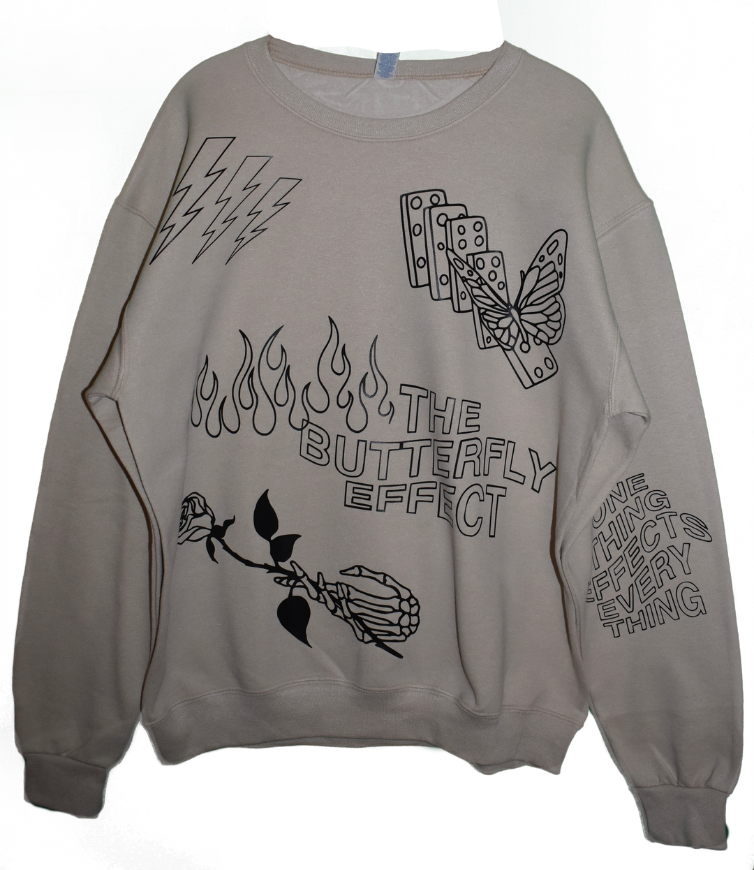 BUTTERFLY EFFECT TAN CREWNECK