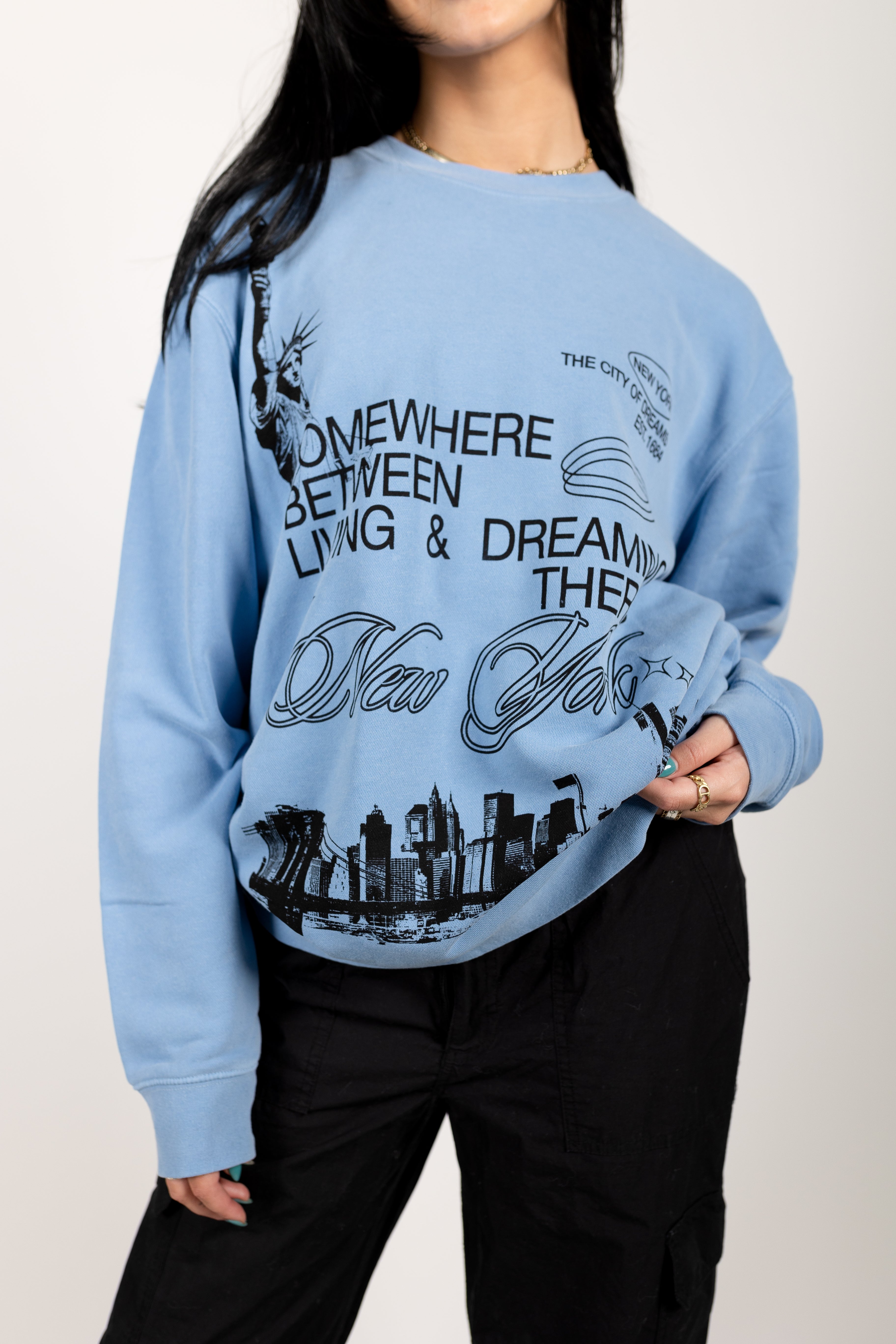 New York Sweatshirt Streetwear fashion hip hop fashion 