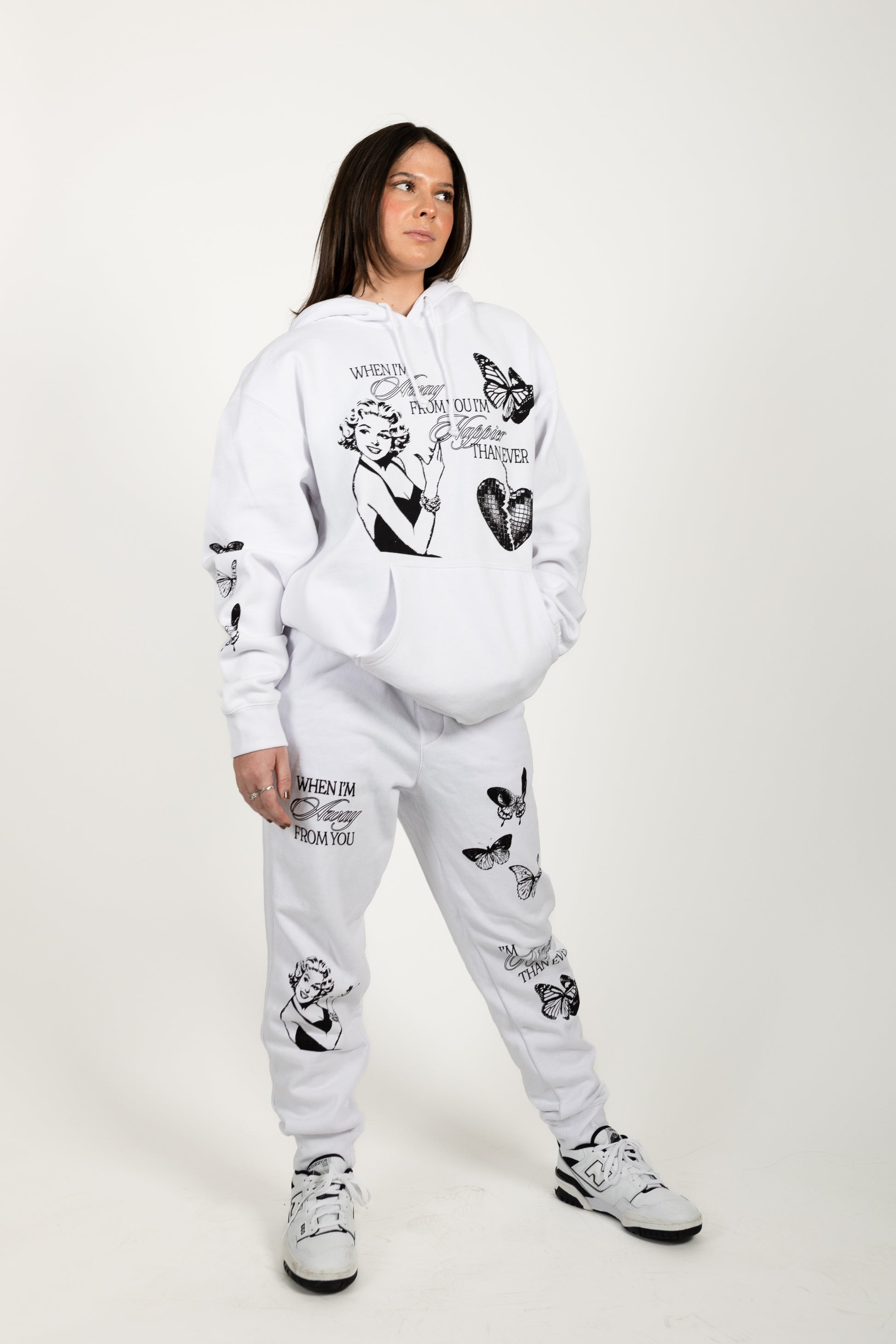 Billie Eilish inspired hoodie sweatpants sweatsuit sweatset Urban Fashion streetwear hoodie hip hop fashion best womens sweatshirts best sweatpants 