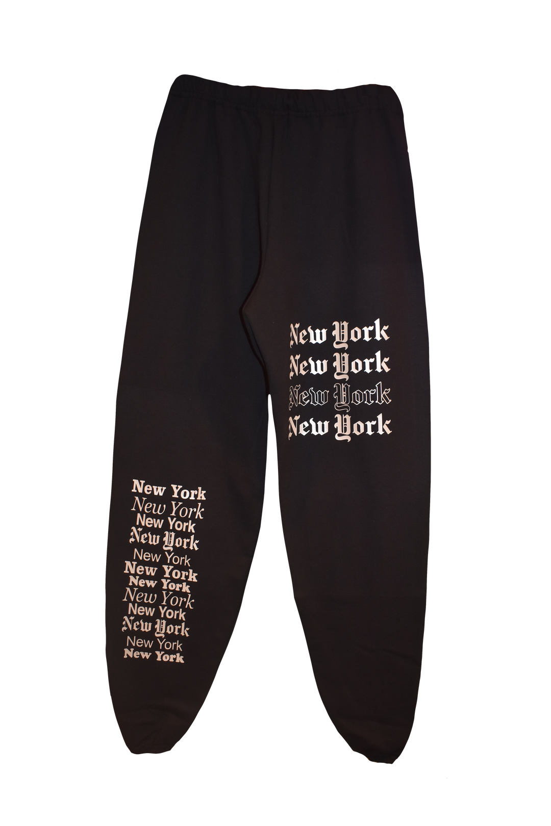 BLACK NEW YORK SWEATPANTS